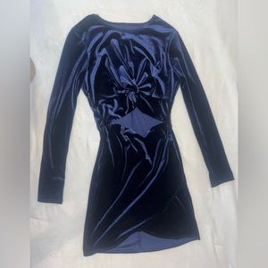 B. Darlin Navy blue mini dress with cutout